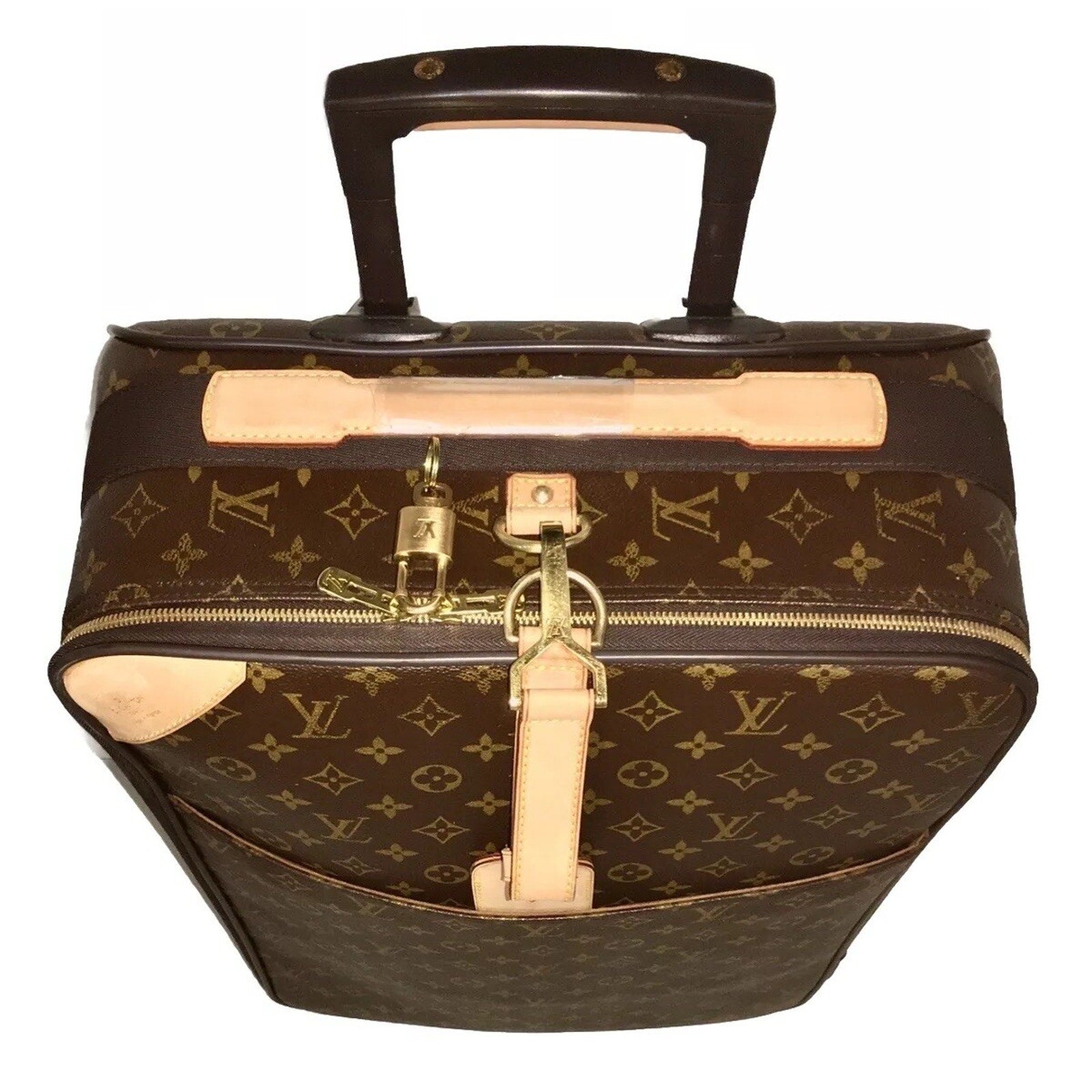 Louis Vuitton Pegas 21” Monogram Upr Suitcase w/ Coa Dust-bag Lock Key