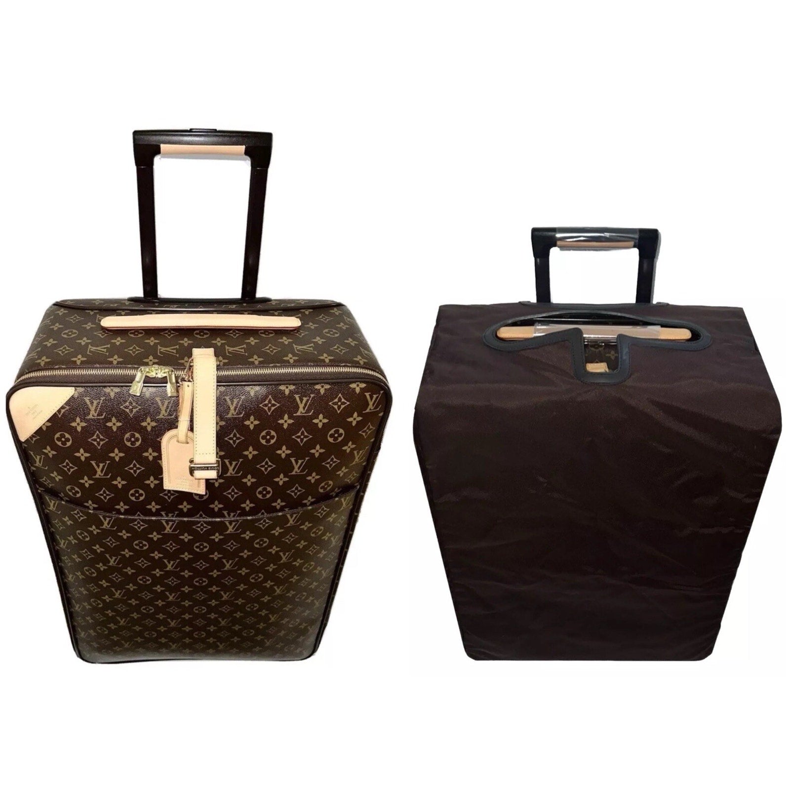 Louis Vuitton Pegase 65 Suitcase Business Class Luggage Bag w/ Jacket Cover