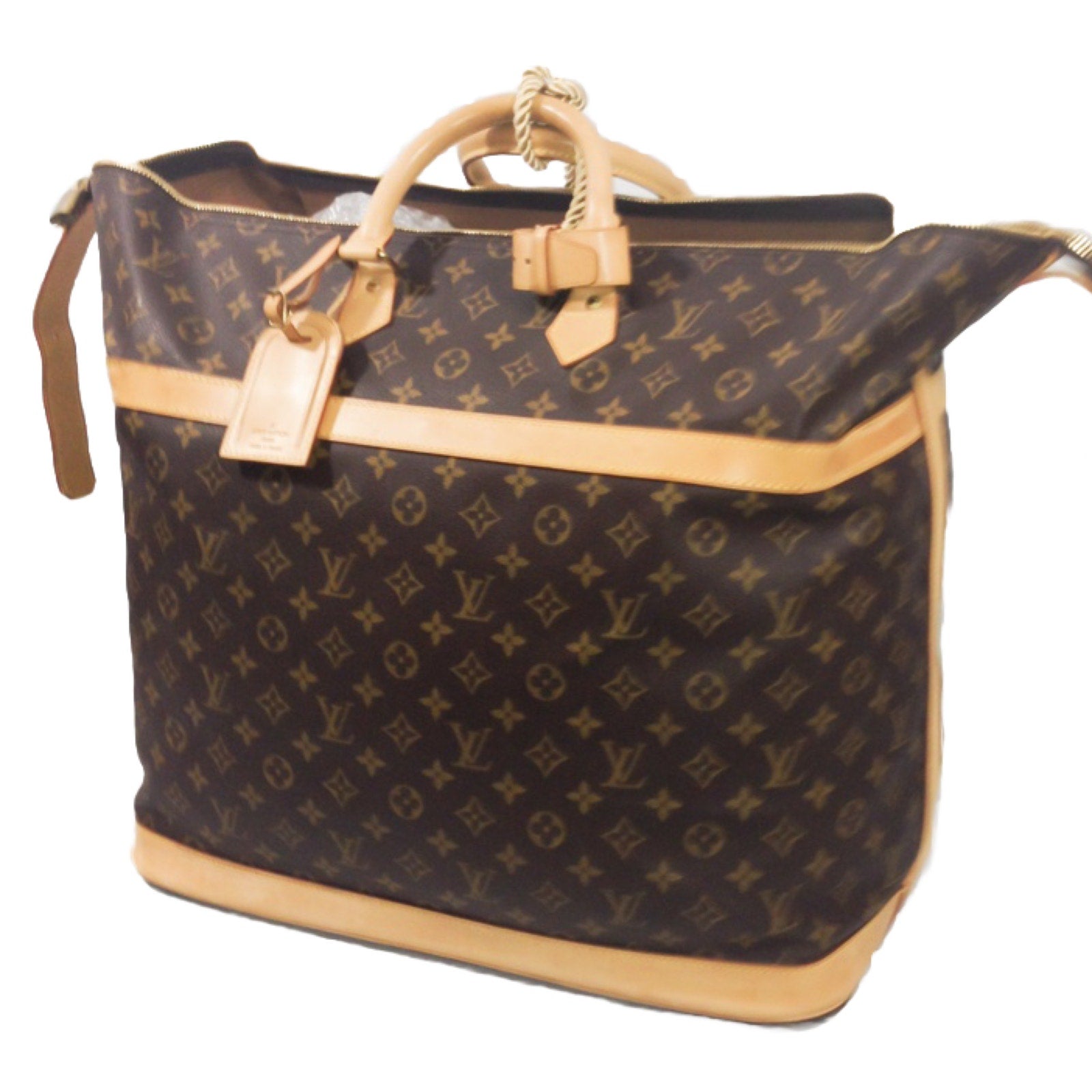 Louis Vuitton Cruiser Timeless Tote w/ Coa Dust-bag Name Tag Lock