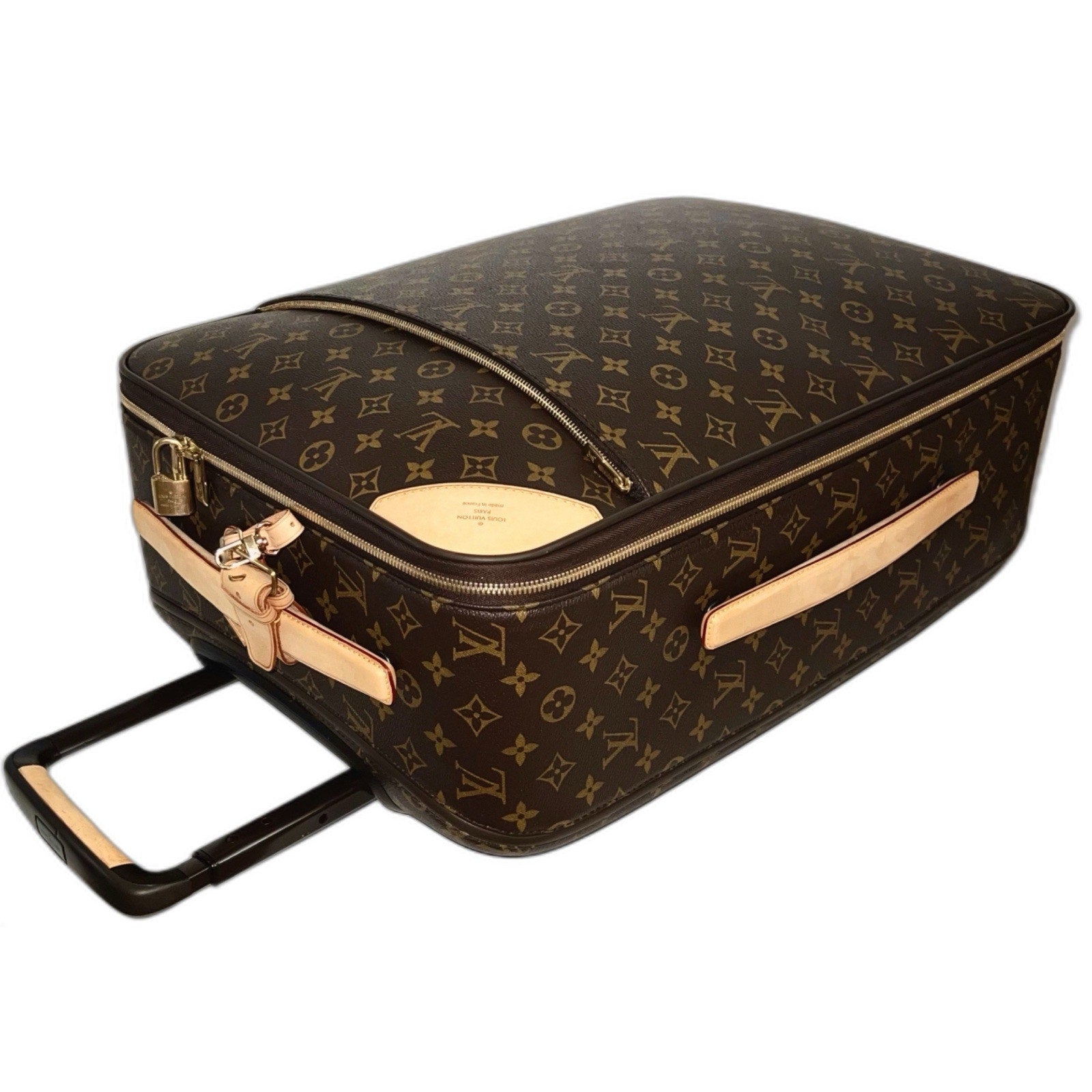 Authentic Louis Vuitton Pegase Suitcase Legere Monogram Bag Carry on w/ COA