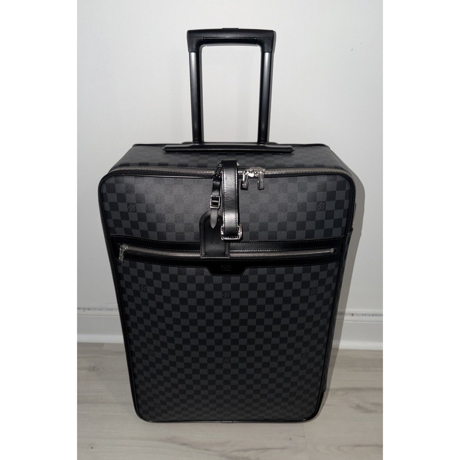 Louis Vuitton Pegase 65 Graphite Ebene Suitcase Upright Luggage Pristine
