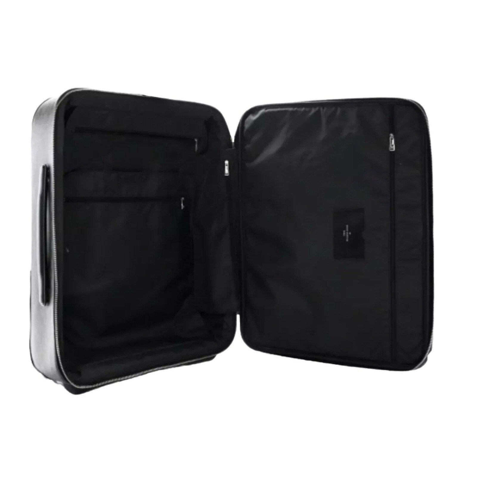 Louis Vuitton Business Pegase 21” Suitcase Bag Silvertone w/ Garment Bag