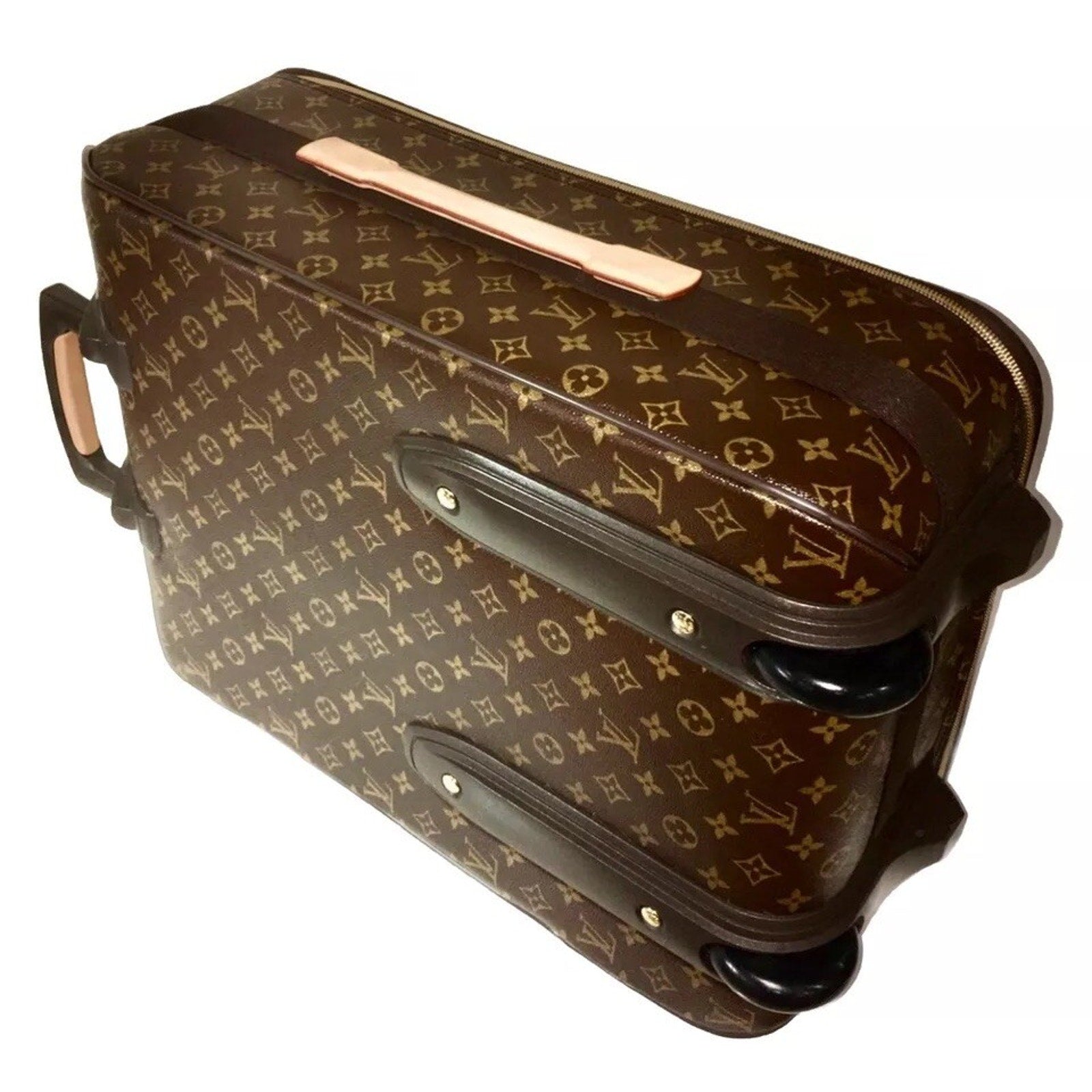 Authentic Louis Vuitton Pegase 55 Monogram Suitcase w/ Coa Dust-bag Name Tag