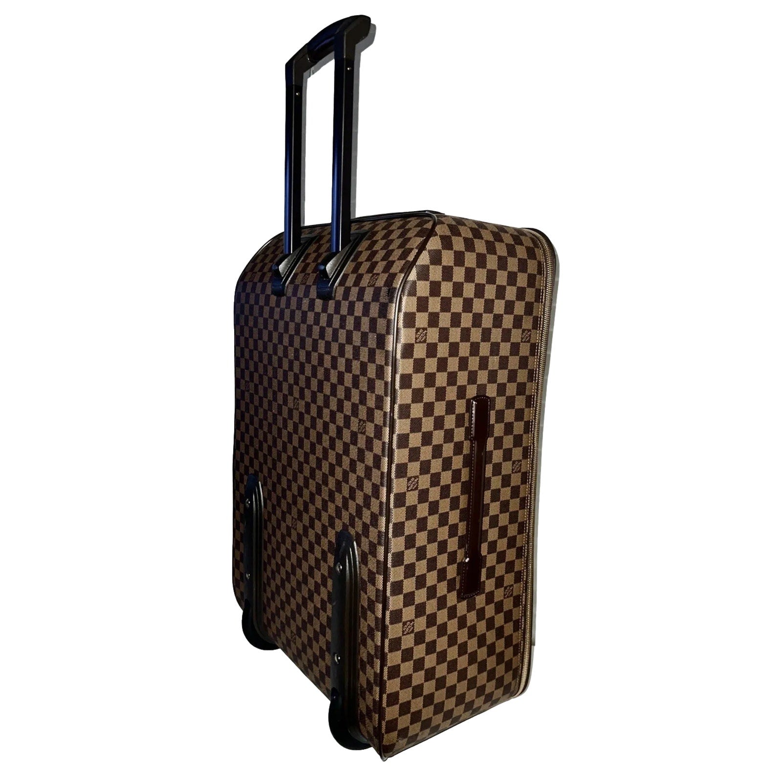 Louis Vuitton Pegase Suitcase 65 Luggage Rolling Tote Bag w/ Coa Garment Hanger