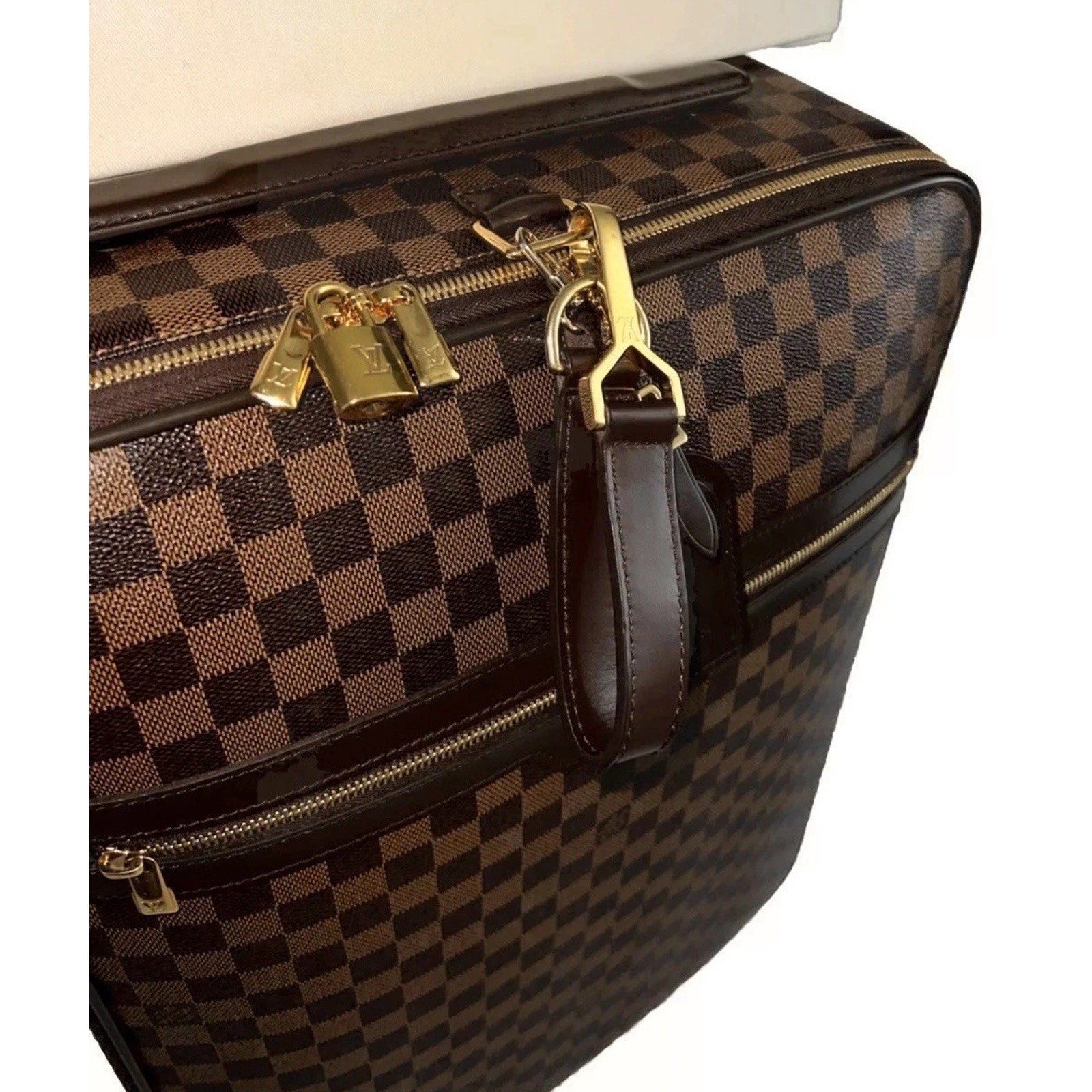 Louis Vuitton Pegase Legere Damier Ebene Suitcase w/ Garment Tag Dustbag