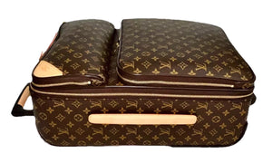 Louis Vuitton Business Pegase 55 Monogram Suitcase Bag Pristine w/ Strap 🛍️
