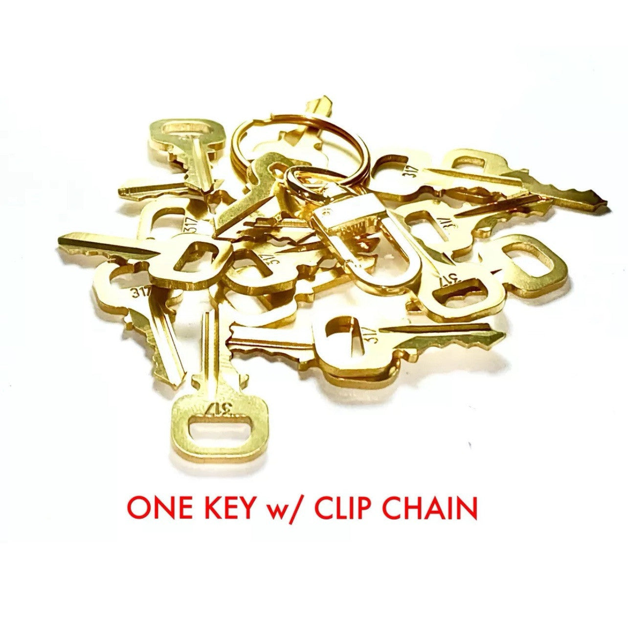 Louis Vuitton Key 328 # Brass 100% Genuine LV Series 300 “ONE KEY”