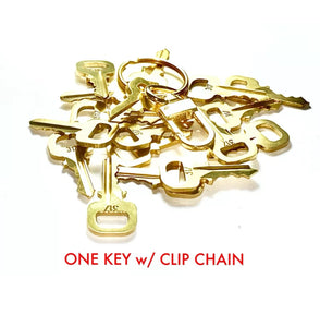 Louis Vuitton Key 328 # Brass 100% Genuine LV Series 300 “ONE KEY”
