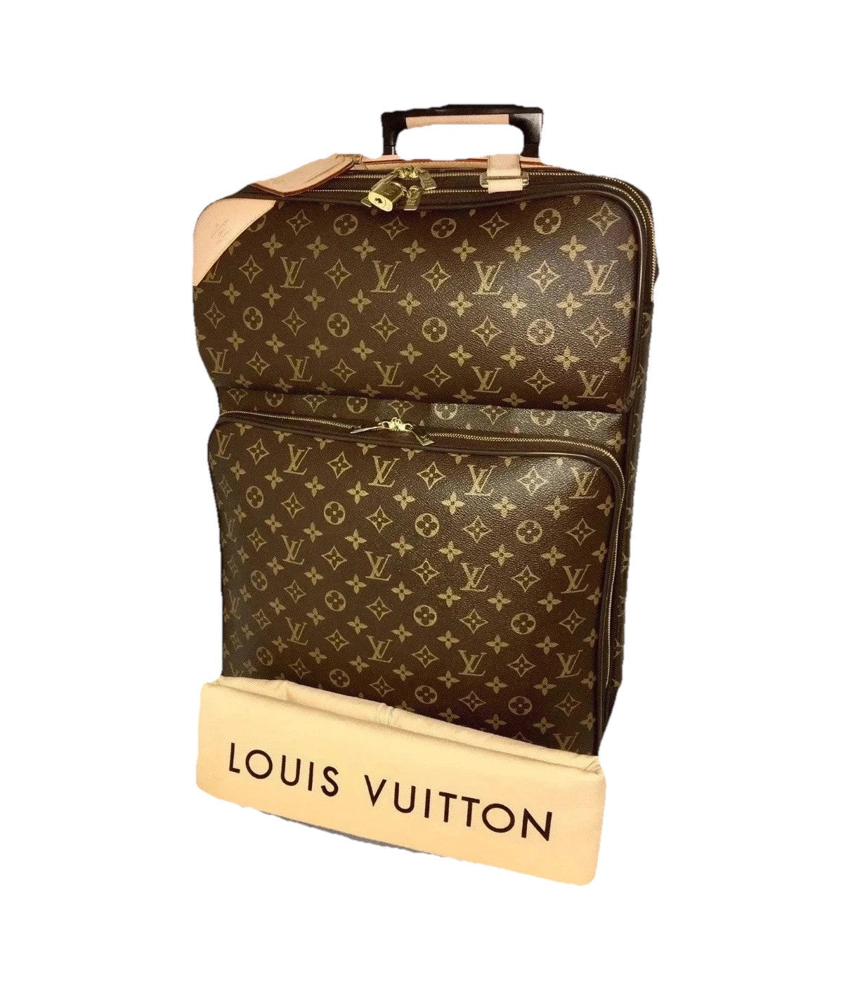 Louis Vuitton Business Pegase 55 Monogram Suitcase Bag Pristine w/ Strap 🛍️