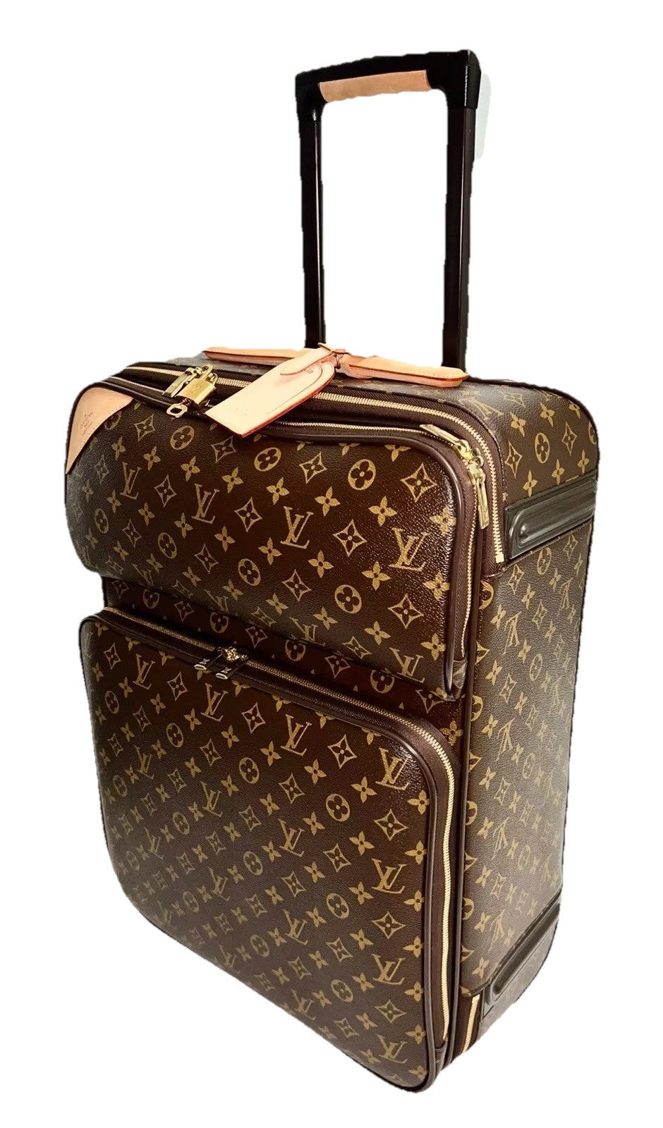 Louis Vuitton Business Pegase 55 Monogram Suitcase Bag Pristine w/ Strap 🛍️