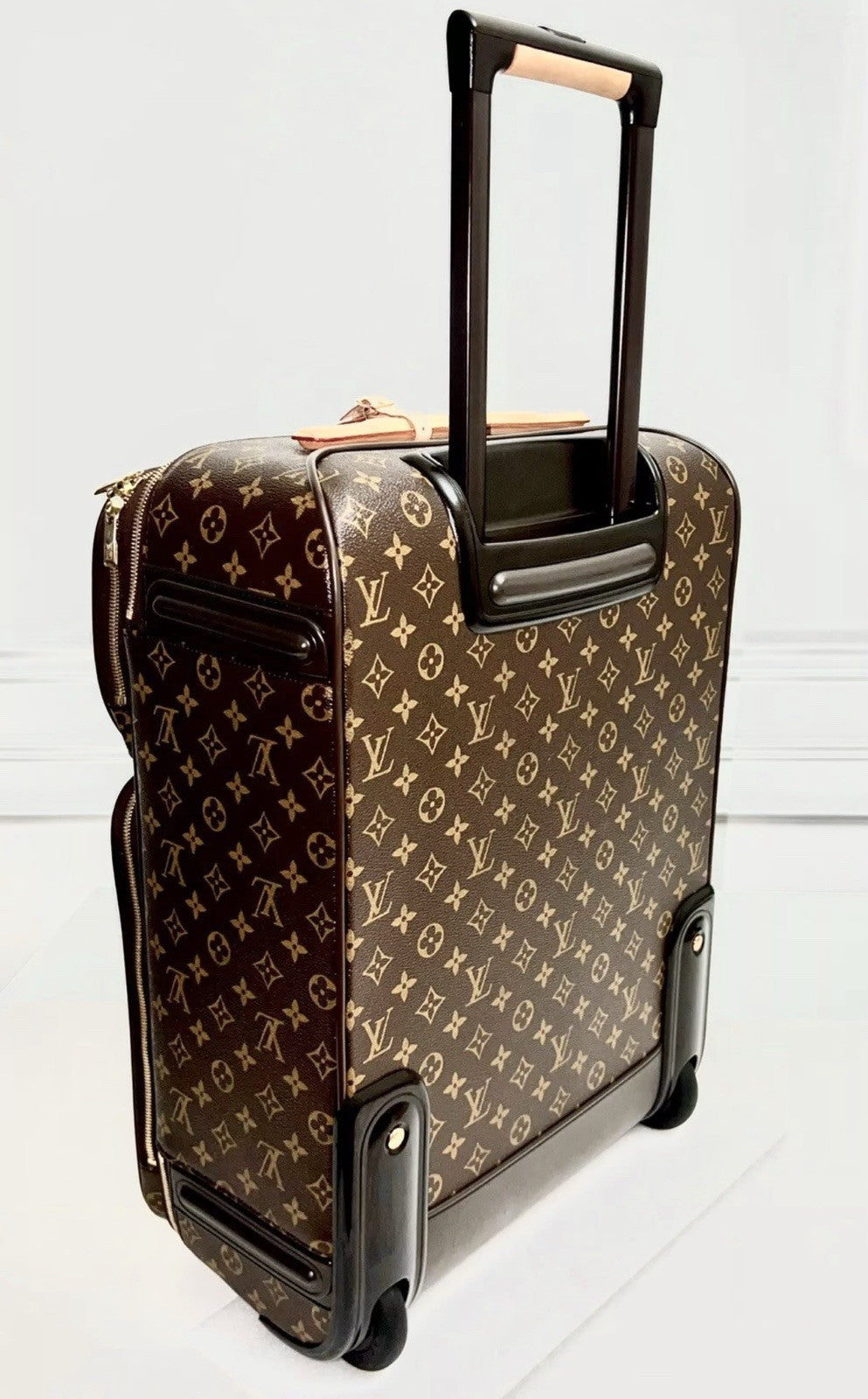 Louis Vuitton Business Pegase 55 Monogram Suitcase Bag Pristine w/ Strap 🛍️