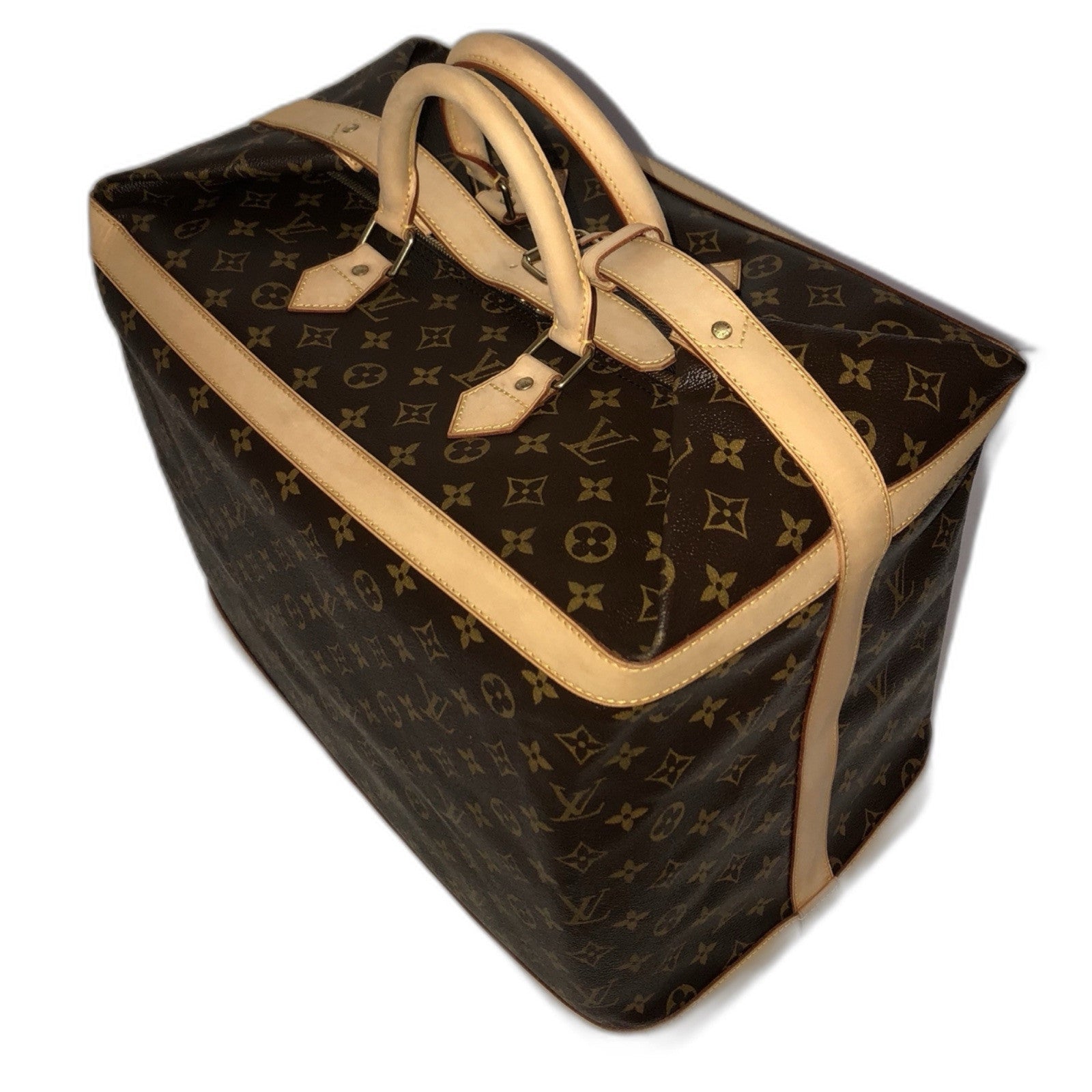 Louis Vuitton Cruiser Timeless Tote Bag w/ Coa Dustbag Name Tag Lock UEC