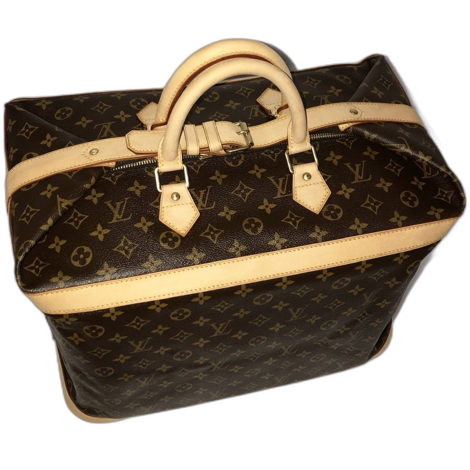 Louis Vuitton Cruiser Timeless Tote Bag w/ Coa Dustbag Name Tag Lock UEC
