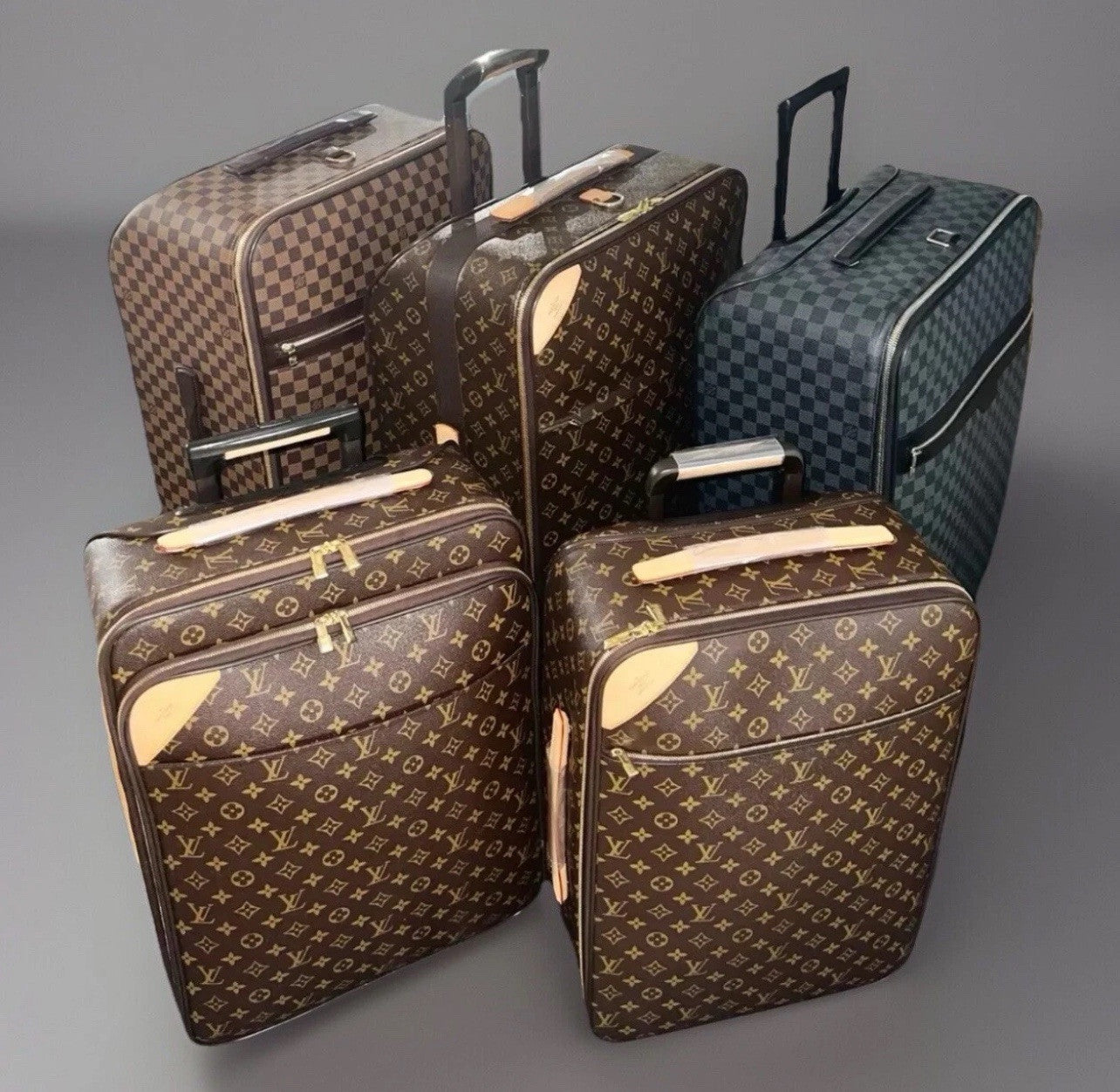 Louis Vuitton Business Pegase 65 Damier Graphite Suitcase Bag