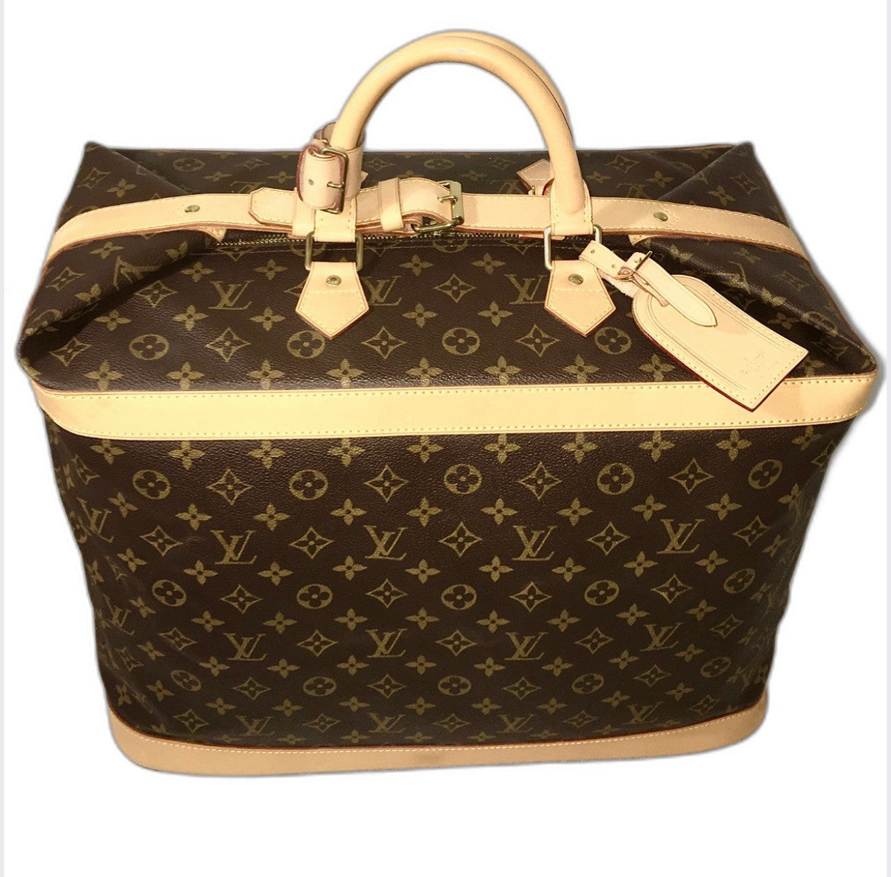 Louis Vuitton Cruiser Timeless Tote Bag w/ Coa Dustbag Name Tag Lock UEC