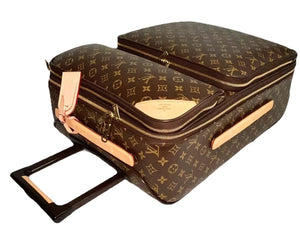 Louis Vuitton Business Pegase 55 Monogram Suitcase Bag Pristine w/ Strap 🛍️