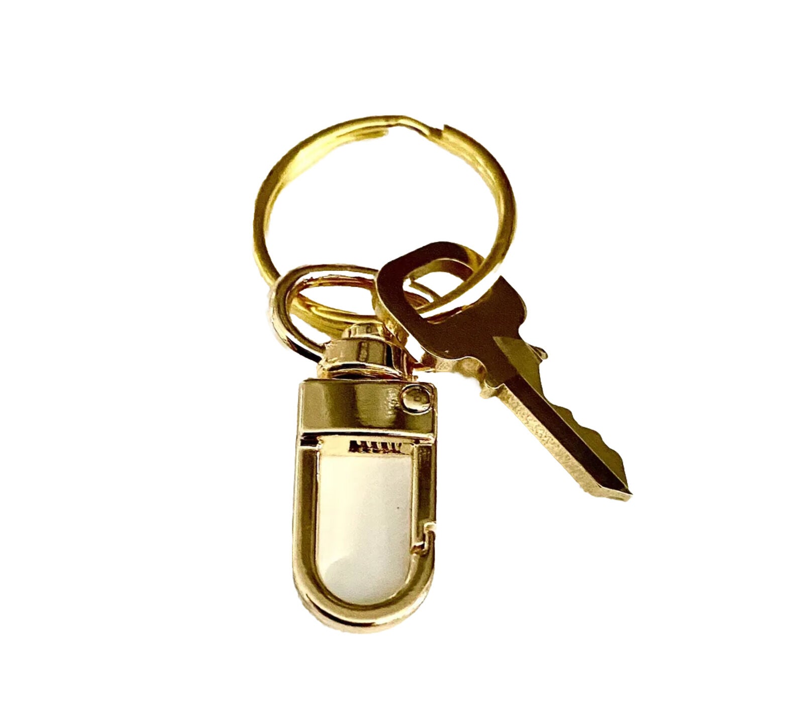 1 Pc Louis Vuitton Key 305 Brass Goldtone w/ Generic Swivel Clasp GENUINE!