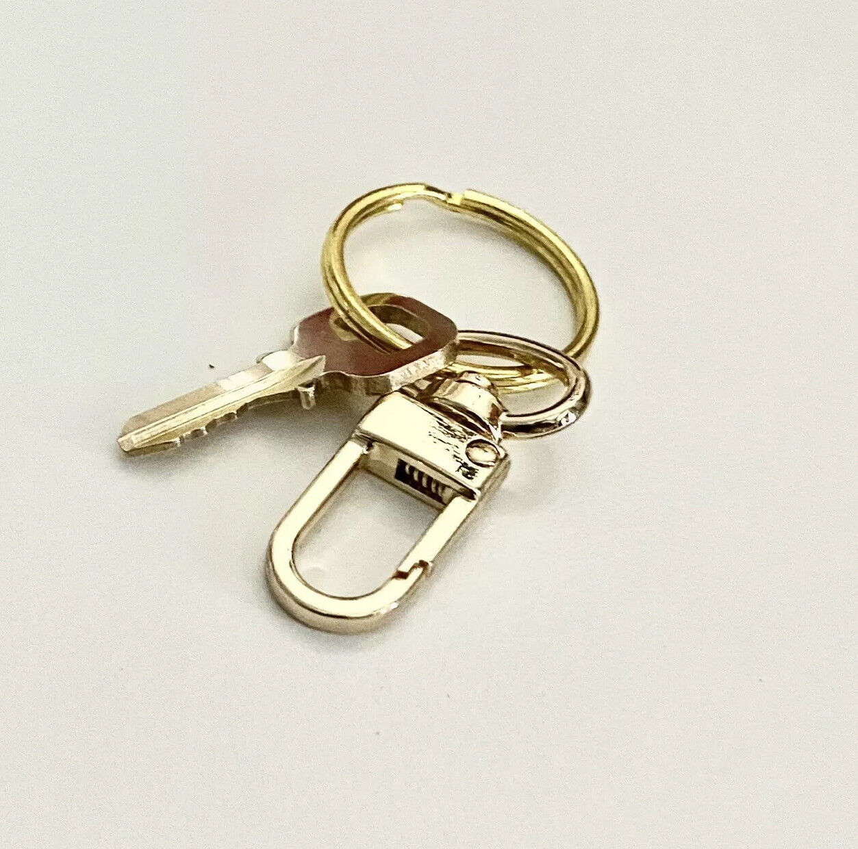 Genuine Louis Vuitton Key 326 Brass Goldtone w/ Generic Swivel Clasp ✨