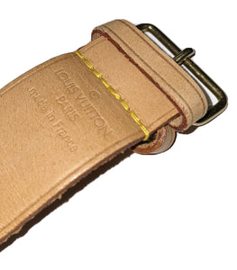 Louis Vuitton Leather Strap Poignet for Keepall Bag - Vachetta AUTHENTIC