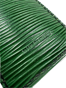 Louis Vuitton Green Epi Luggage Tag Borneo Green  Leather FRANCE 🇫🇷