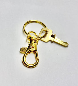 Louis Vuitton Key # 323 Brass Goldtone w/ Swivel Ring Clasp 💯% Authentic -1 Pc