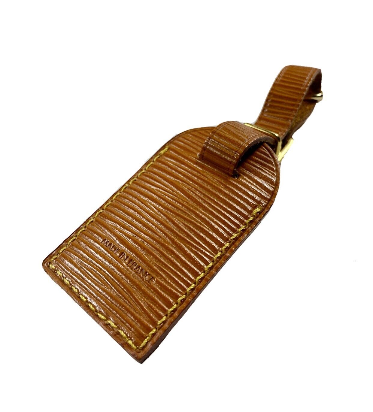 Louis Vuitton Epi Leather Luggage Tag Canelle Small France- Rare Find 🎊