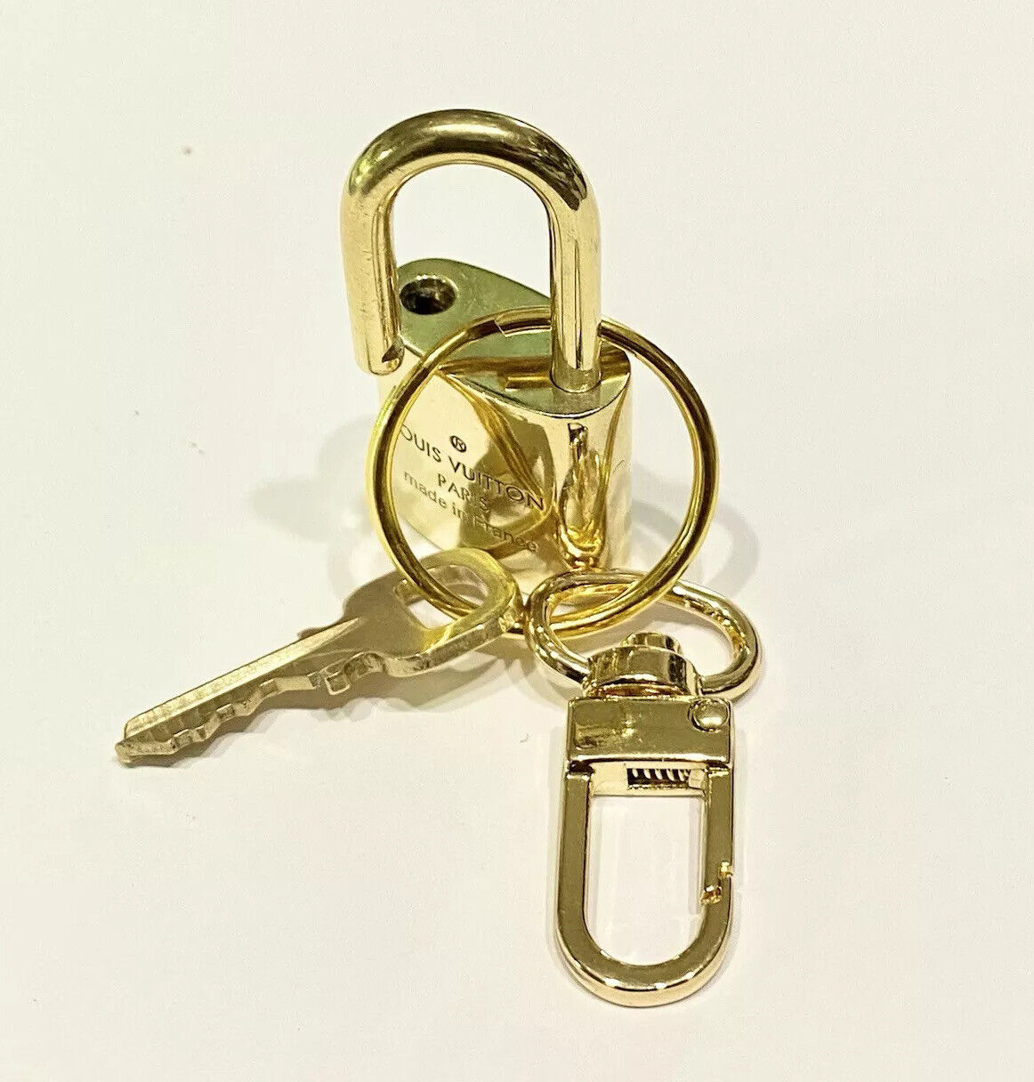 Louis Vuitton Lock & Key 300 Series Goldtone Polished 100% GENUINE