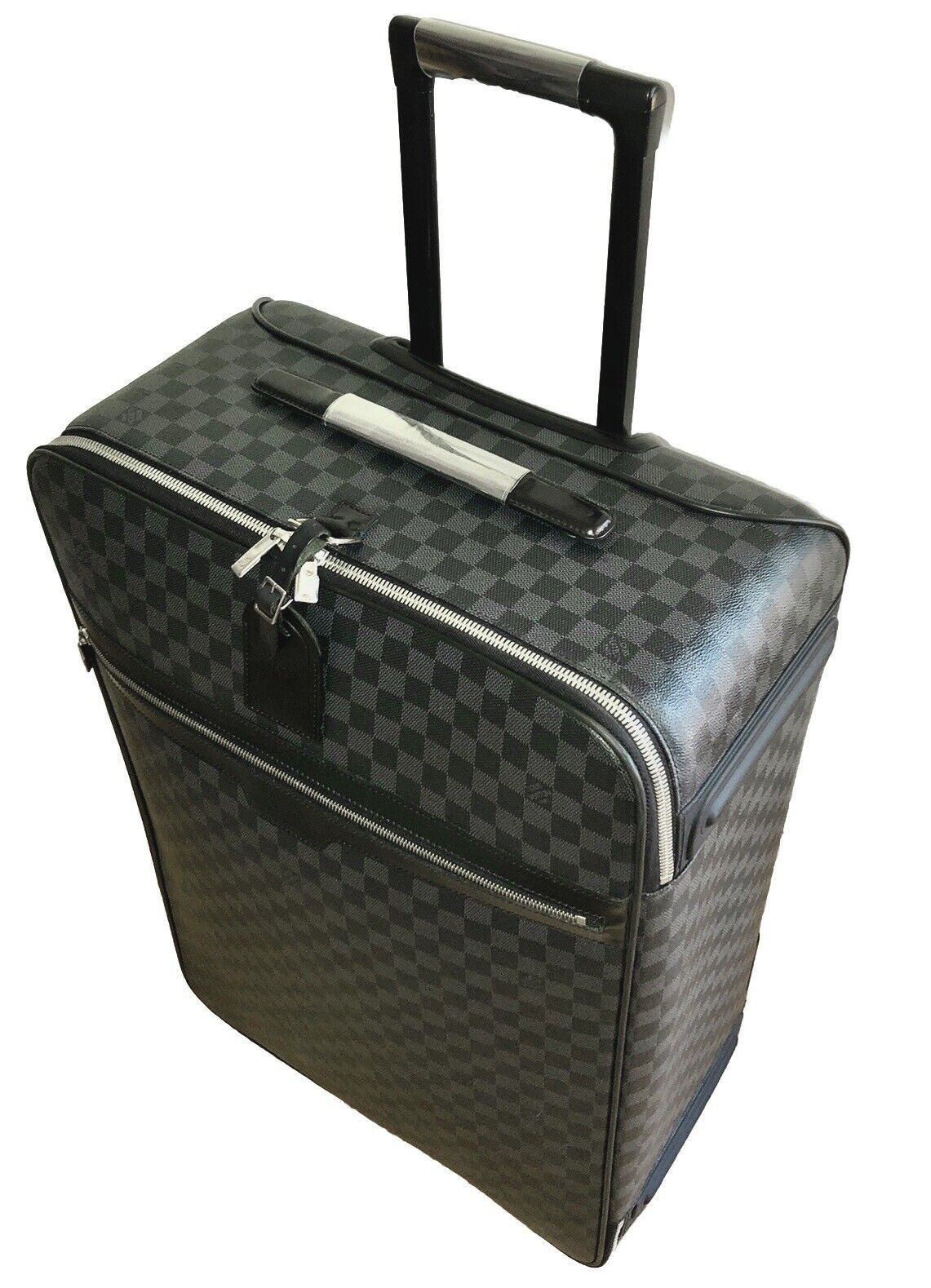 Louis Vuitton Business Pegase 65 Graphite Suitcase Luggage Bag + Garment Bag