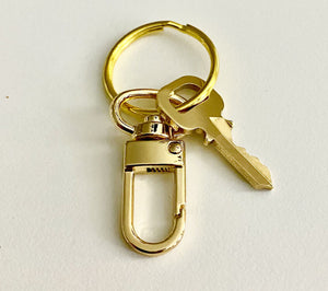 Louis Vuitton Key # 320 Brass Goldtone Polished w/ Generic Swivel ⭐️