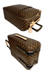 Louis Vuitton Pegase Suitcase Bag Cabin sz w/ Name Tag Garment bag Carryon