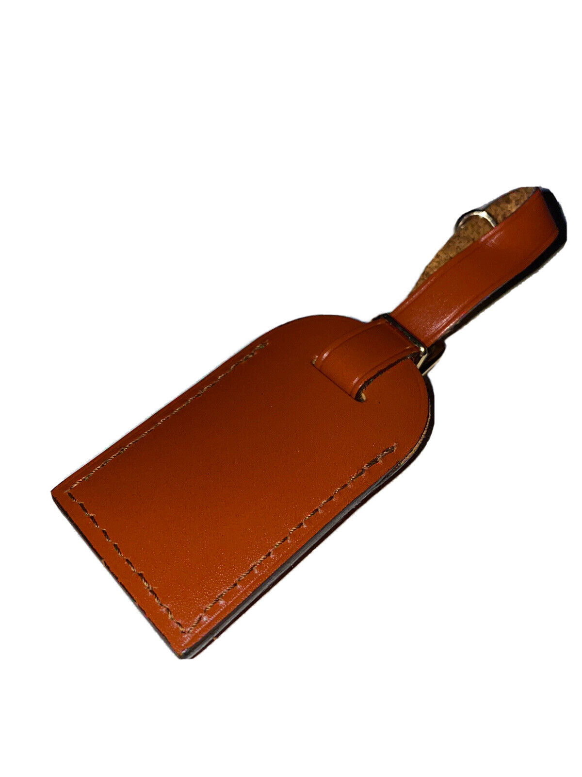 Louis Vuitton Luggage Tag - Terra Cotta Calfskin Leather Small UEC 🍁