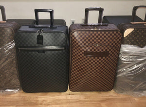 Louis Vuitton Business Pegase 65 Graphite Suitcase Luggage Bag + Garment Bag