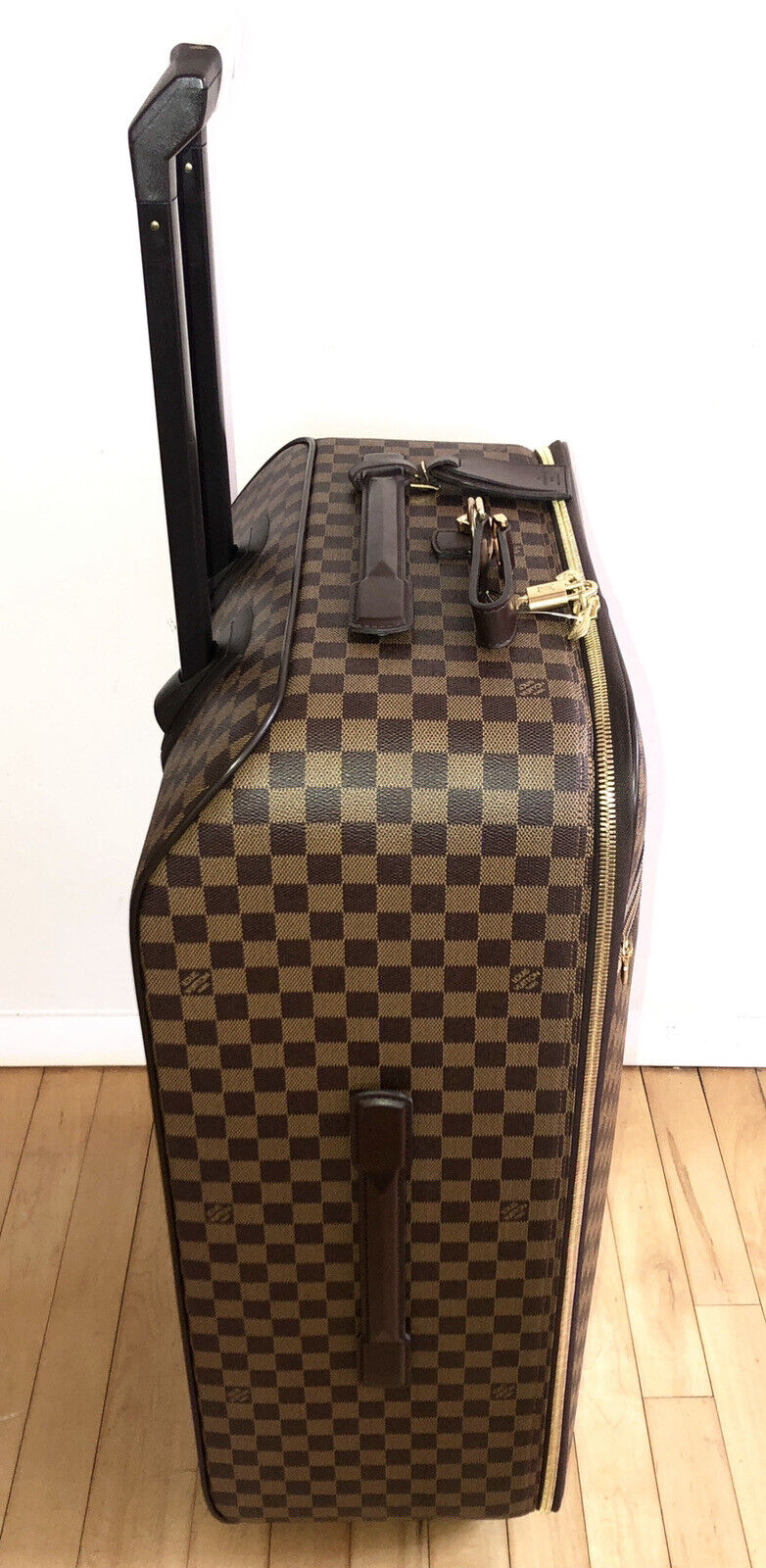 Louis Vuitton Pegase 65 Suitcase Bag Damier Ebene Checker