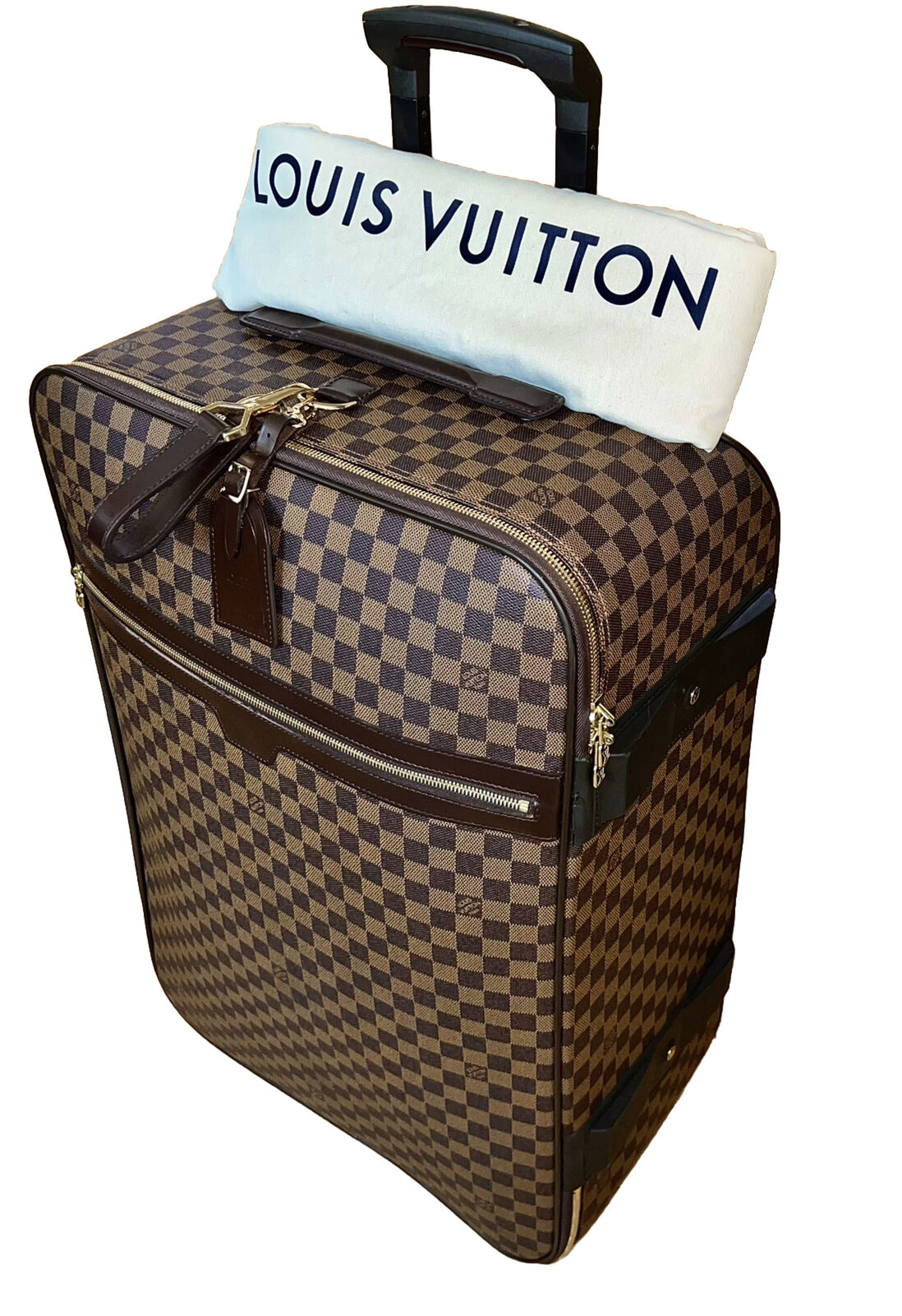 Louis Vuitton Pegase 25” Damier Suitcase Bag w/ Luggage Tag Strap Dust-bag🍁