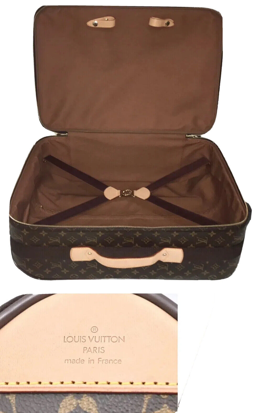 Louis Vuitton Pegase 55 Timeless Suitcase Bag w/ Garment Bag AUTHENTIC 🇫🇷