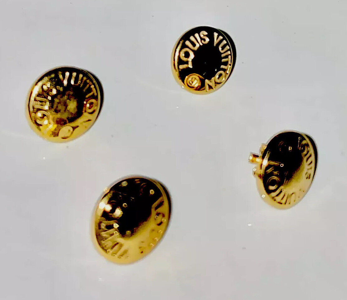 4 Pc GENUINE Louis Vuitton  Studs for Parts Only -Read Description