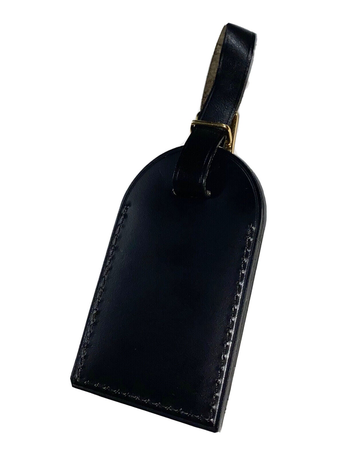 Louis Vuitton Leather Luggage Tag and Handle Fastener (SHF-19203