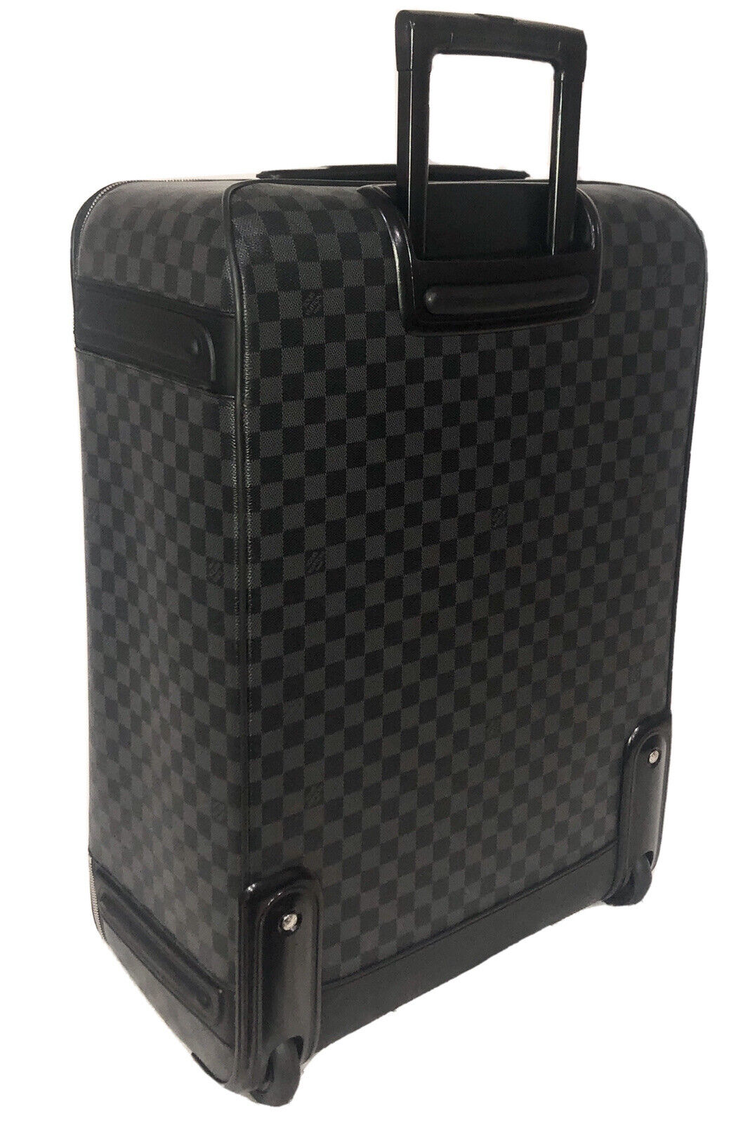 Louis Vuitton Business Pegase 65 Graphite Suitcase Luggage Bag + Garment Bag