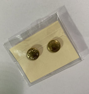 2Pc Louis Vuitton Pegase Studs for Parts Crafts Only “READ FINE PRINT” Rare Find