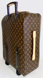 Louis Vuitton Pegase Suitcase Bag Cabin sz w/ Name Tag Garment bag Carryon