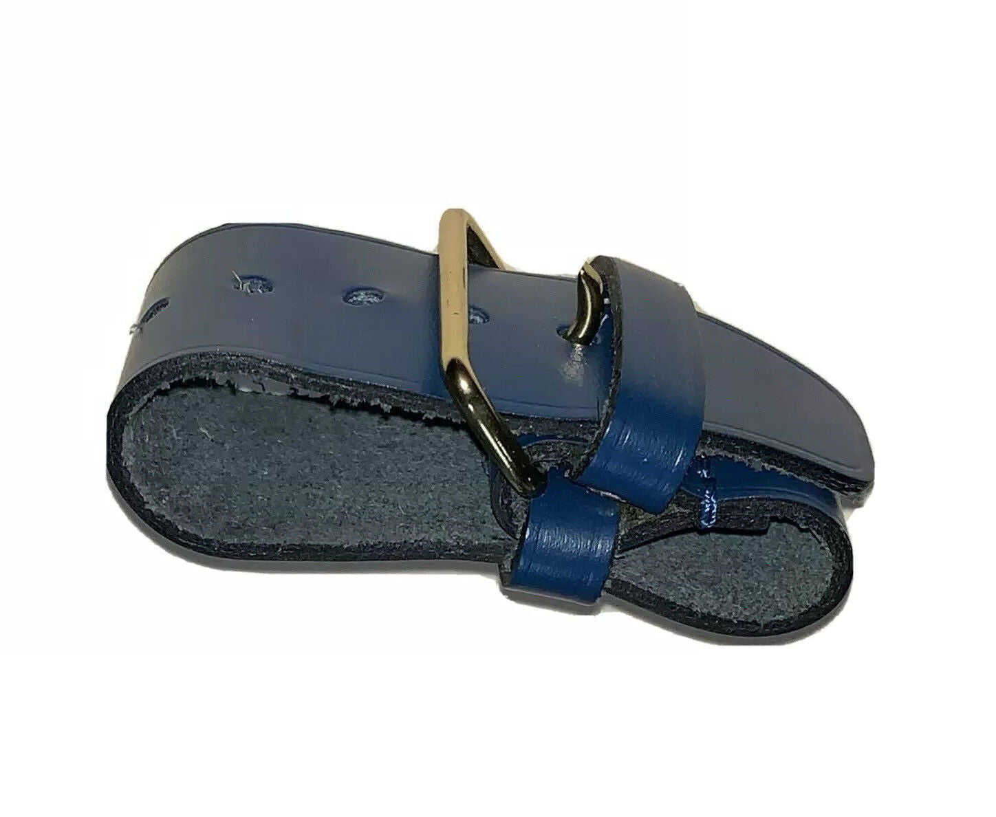 Louis Vuitton Blue Calfskin Leather Strap for Keepall Bag “Poignet”  Loop