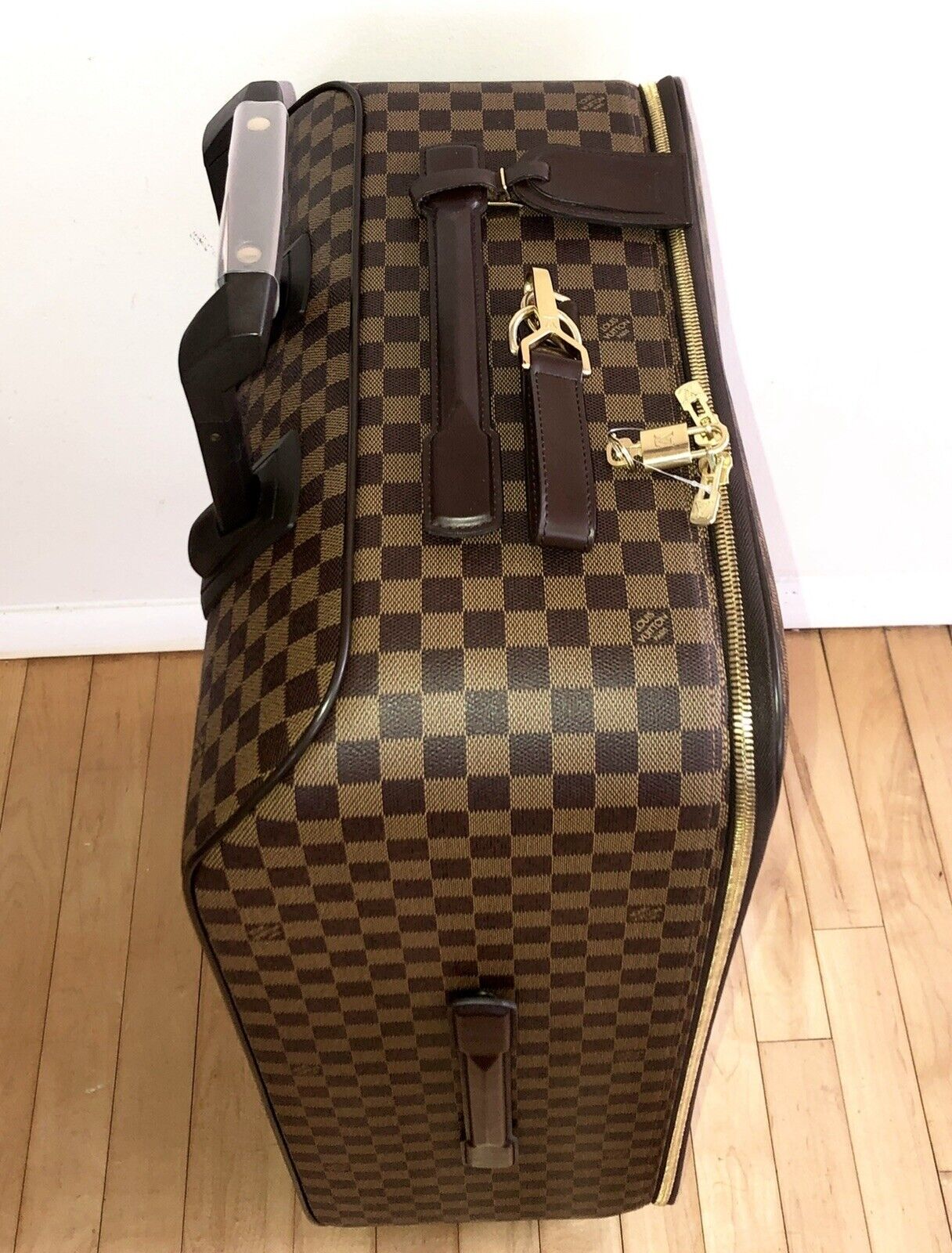 Louis Vuitton Pegase 65 Suitcase Bag + Jacket Cover Sleeve