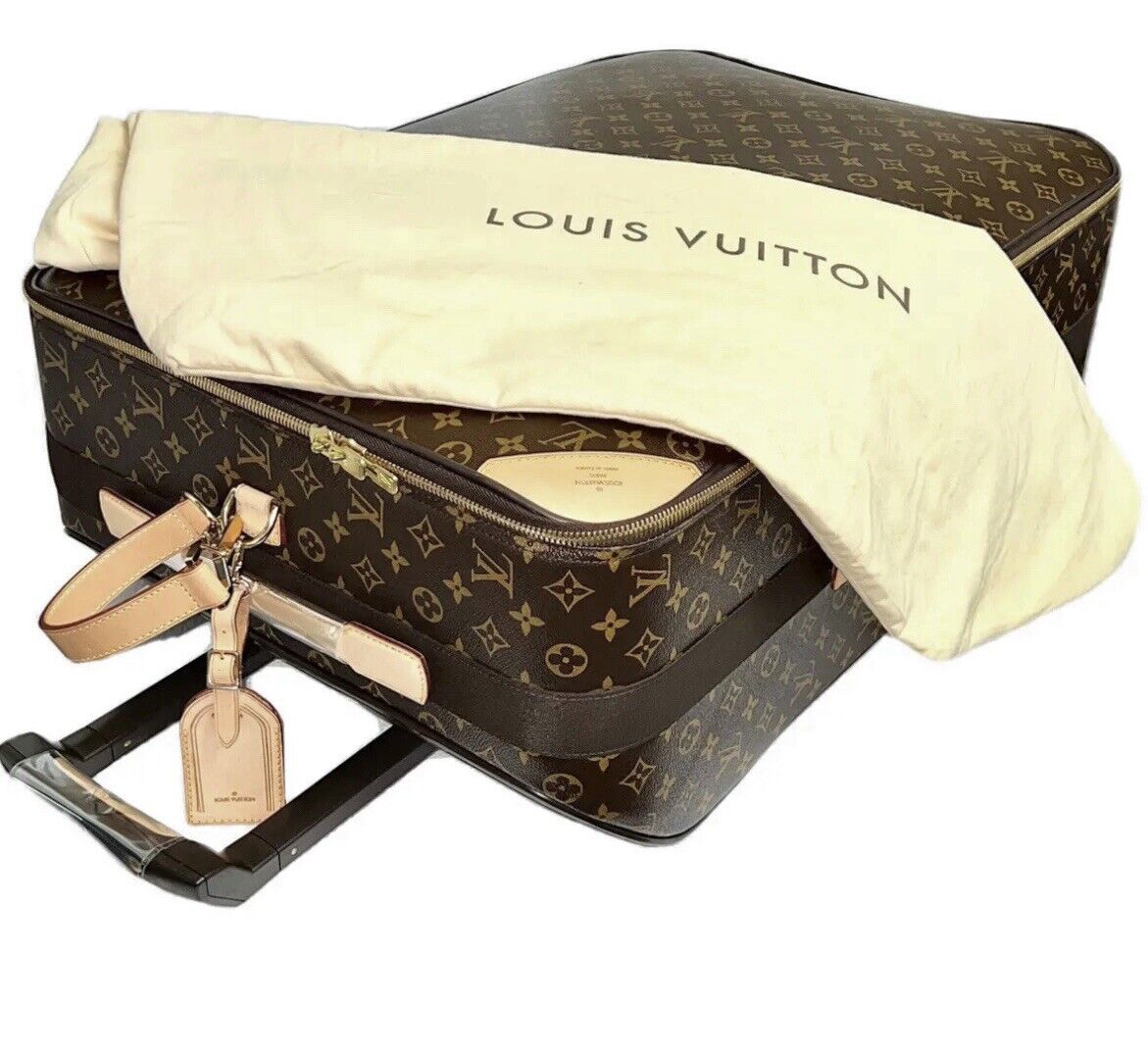 Louis Vuitton Pegase 70 Rolling Suitcase Bag w/ Dustbag Discontinued SP1002 🩵