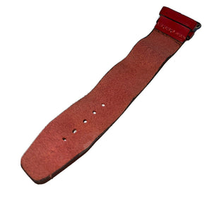 Louis Vuitton Red Leather Strap Calfskin Poignet France 🇫🇷 Genuine!