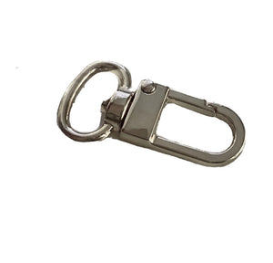 5x Silvertone Clasp Fits Louis Vuitton Name Tag Bag Clip Key Charm Fob