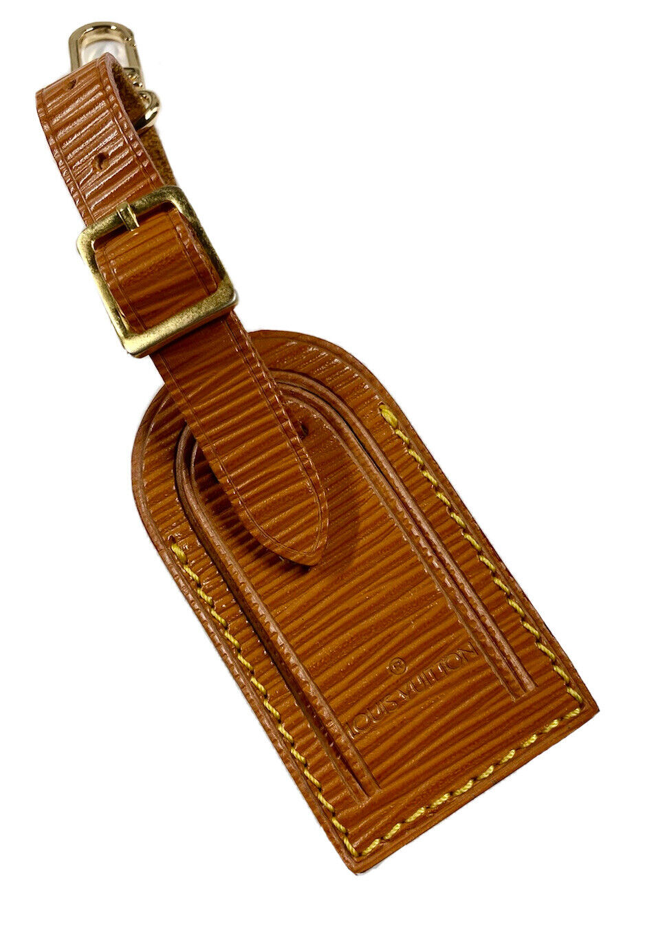 Louis Vuitton Epi Leather Luggage Tag Canelle Small France- Rare Find 🎊