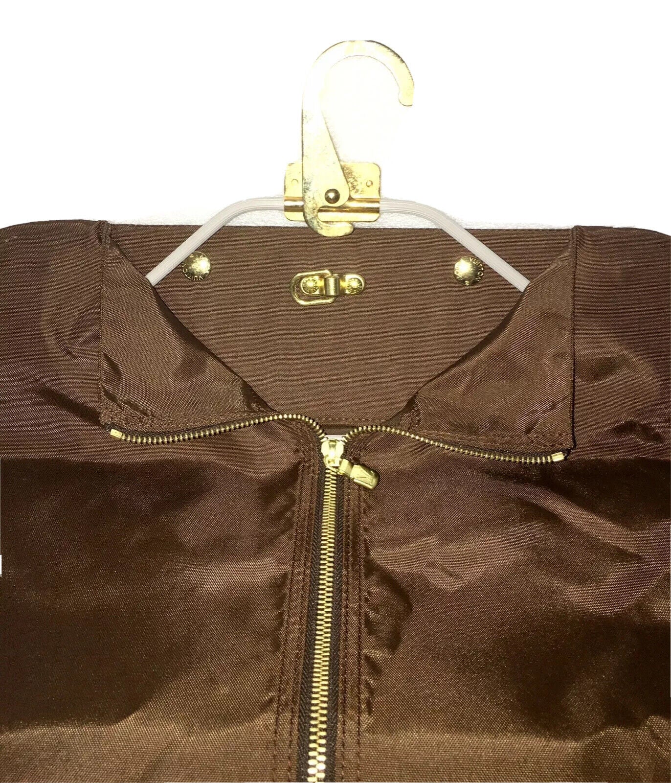 Garment leather travel bag Louis Vuitton Brown in Leather - 23693487