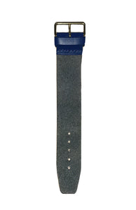 Louis Vuitton Blue Calfskin Leather Strap for Keepall Bag “Poignet”  Loop