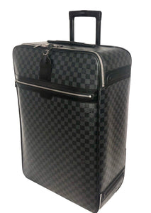 Louis Vuitton Business Pegase 65 Graphite Suitcase Luggage Bag + Garment Bag