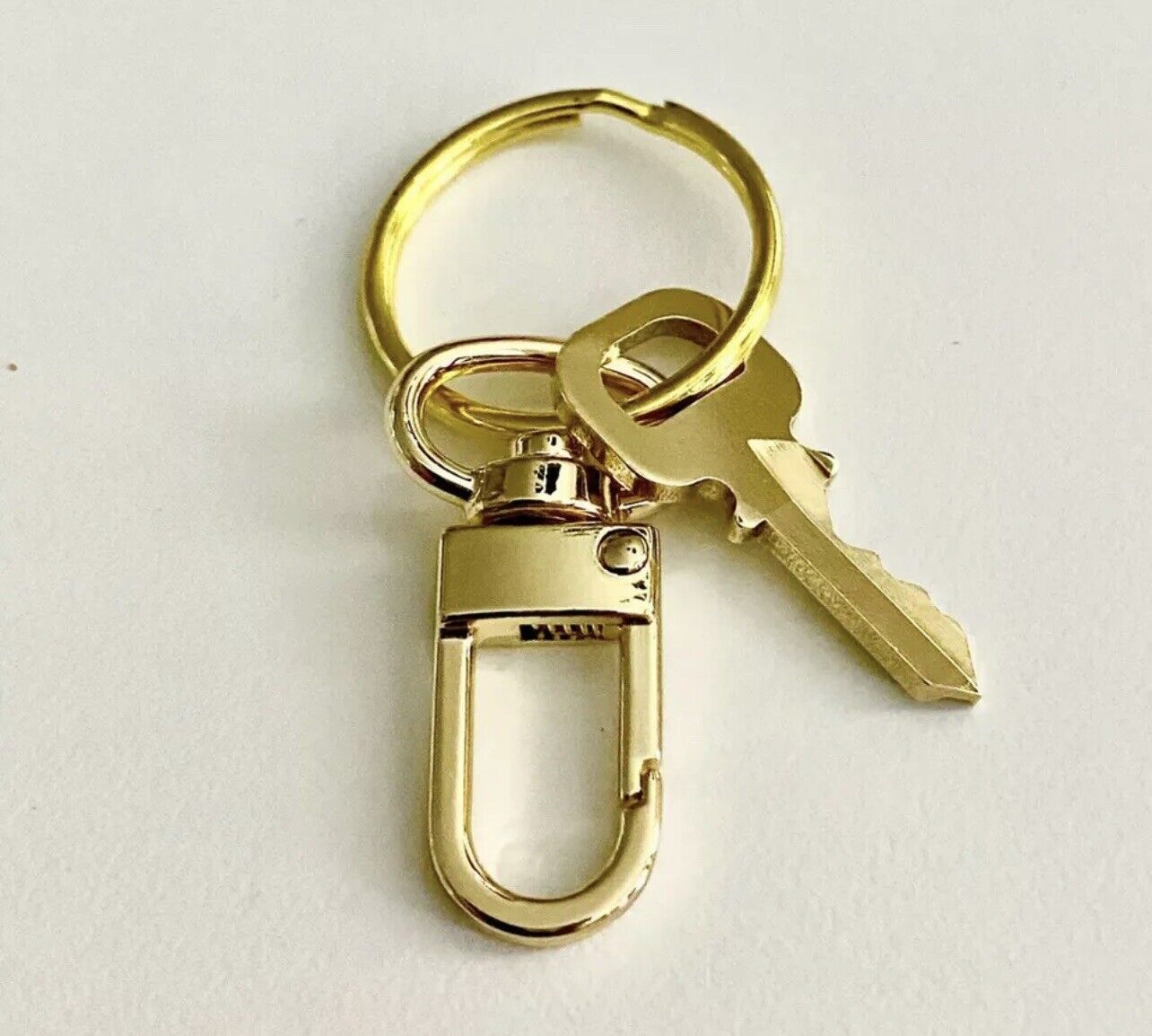 5x Purse Fob Golden Swivel Clasp fits Louis Vuitton Name Tag Key Pendant Holder